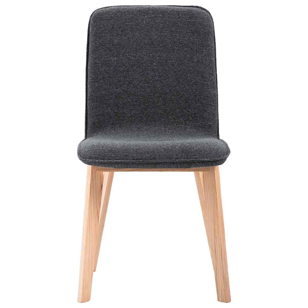 Dining Chairs 6 pcs Grey Fabric