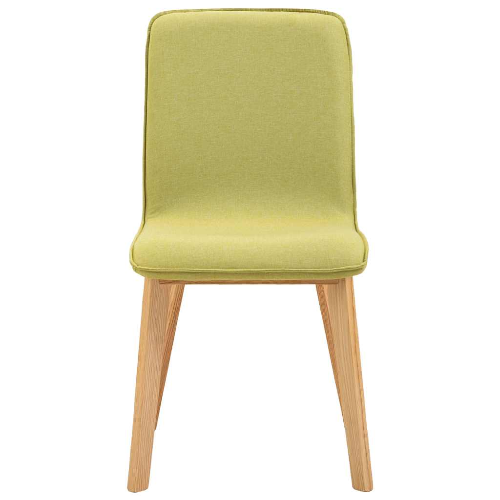 Dining Chairs 6 pcs Green