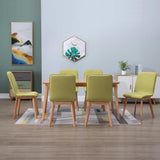 Dining Chairs 6 pcs Green
