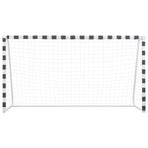 Soccer Goal 300x160x90 cm Metal Black and White