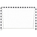 Soccer Goal 300x200x90 cm Metal Black and White