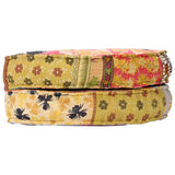 Pouffe 100x20 cm Patchwork Fabric - 45-Degree Angle