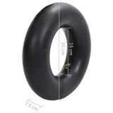 Wheelbarrow Inner Tubes 2 pcs 13x5.00-6 Rubber - Rear View