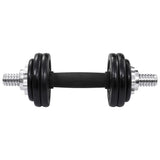 19 Piece Dumbbell Set 15 kg Cast Iron - Low Angle