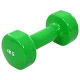 Dumbbell 2 pcs 2x4 kg Cast Iron Green