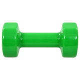 Dumbbell 2 pcs 2x4 kg Cast Iron Green