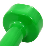 Dumbbell 2 pcs 2x4 kg Cast Iron Green