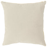 Cushions Cotton Velvet 2 pcs 45x45 cm Yellow - Front View