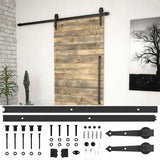 Sliding Door SKIEN Hardware Kit 200 cm Steel Black