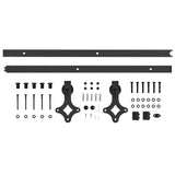 Sliding Door SKIEN Hardware Kit 183 cm Steel Black