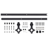 Sliding Door SKIEN Hardware Kit 200 cm Steel Black