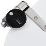 WC Toilet Seats 2 pcs with Soft Close Lids MDF Starfish Design - Low Angle