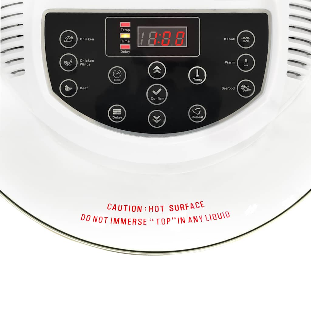 Halogen Convection Oven with Extension Ring and Digital Timer 1400 W 17 L