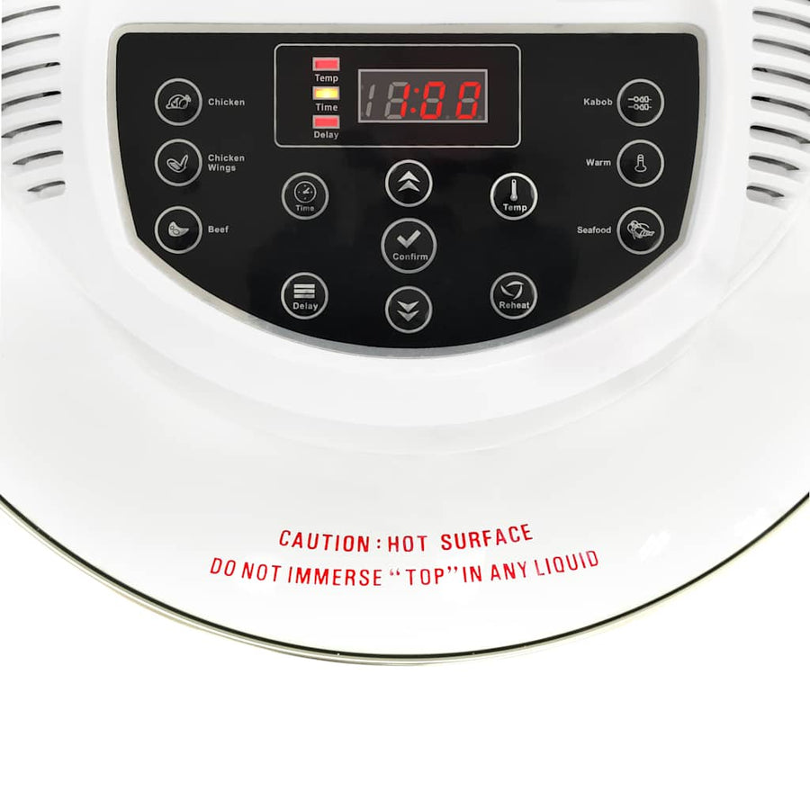 Halogen Convection Oven with Extension Ring and Digital Timer 1400 W 17 L