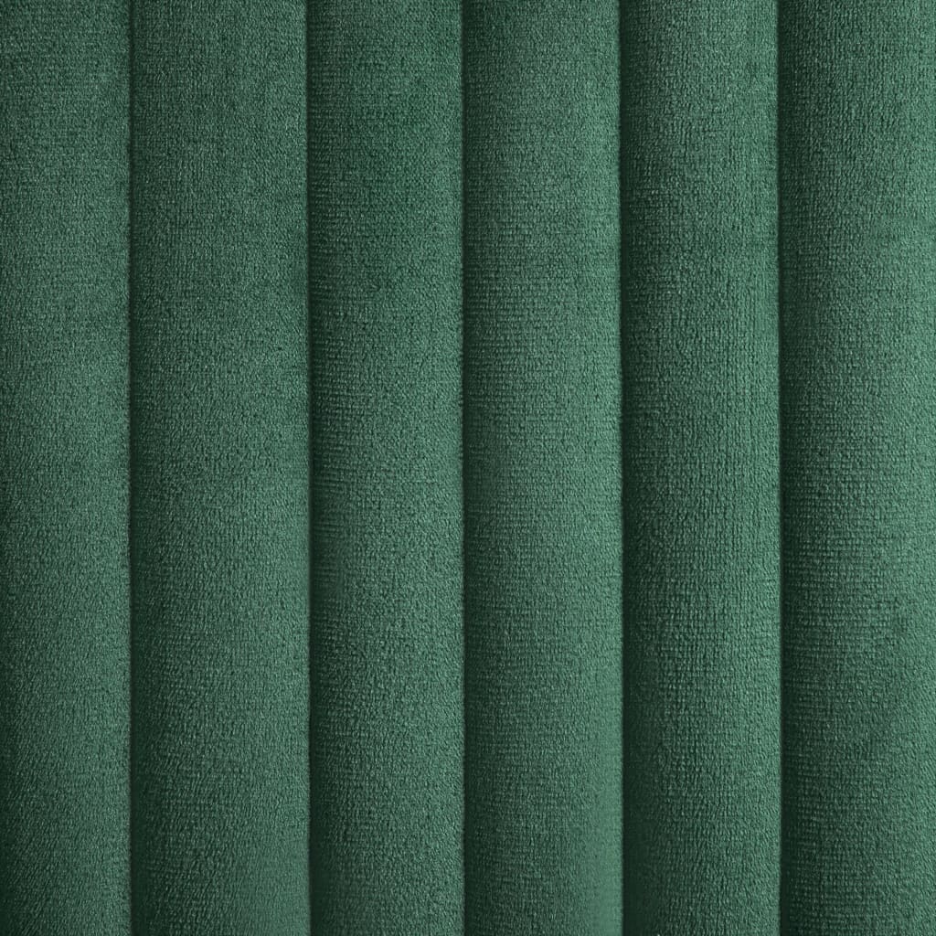 Dining Chairs 6 pcs Green Velvet