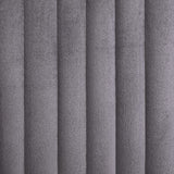 Dining Chairs 6 pcs Grey Velvet - Close-Up Angle