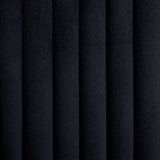 Dining Chairs 6 pcs Black Velvet - Close-Up Angle
