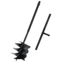 Ground Drill with Handle 250 mm Steel Black