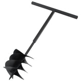 Ground Drill with Handle 250 mm Steel Black