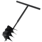 Ground Drill with Handle 250 mm Steel Black