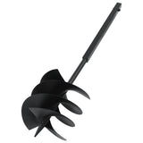 Ground Drill with Handle 250 mm Steel Black