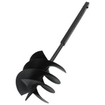 Ground Drill with Handle 250 mm Steel Black