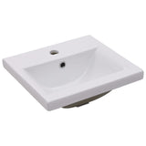 Built-in Basin 42x39x18 cm Ceramic White - Front View