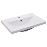 Built-in Basin 61x39.5x18.5 cm Ceramic White - Front View