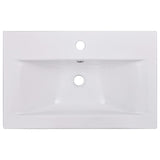 Built-in Basin 61x39.5x18.5 cm Ceramic White - Top-Down View