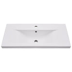 Built-in Basin 81x39.5x18.5 cm Ceramic White
