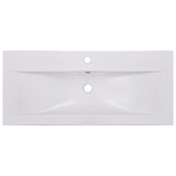 Built-in Basin 91x39.5x18.5 cm Ceramic White - Top-Down View