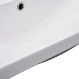 Built-in Basin 91x39.5x18.5 cm Ceramic White - 45-Degree Angle