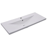 Built-in Basin 101x39.5x18.5 cm Ceramic White - Front View