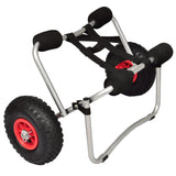 Kayak Trolleys 2 pcs Aluminium - Front View
