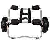 Kayak Trolleys 2 pcs Aluminium - Top-Down View