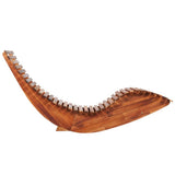 Rocking Sun Loungers 2 pcs Solid Wood Acacia - Side View