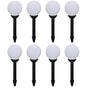 Outdoor Pathway Lamps 8 pcs LED 15 cm with Ground Spike