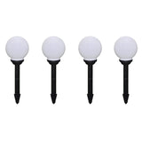 Outdoor Pathway Lamps 8 pcs LED 15 cm with Ground Spike - Front View