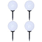 Outdoor Pathway Lamps 4 pcs LED 30 cm with Ground Spike