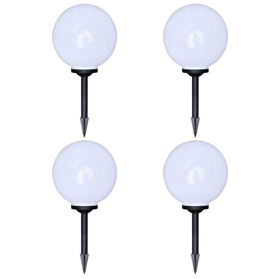 Outdoor Pathway Lamps 4 pcs LED 30 cm with Ground Spike