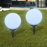 Outdoor Pathway Lamps 4 pcs LED 30 cm with Ground Spike - Side View