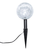 Garden Lights 6 pcs LED with Spike Anchors & Solar Panels - Rear View