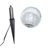 Garden Lights 6 pcs LED with Spike Anchors & Solar Panels - Close-Up Angle
