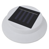 Outdoor Solar Fence Lamps 12 pcs LED White - 45-Degree Angle
