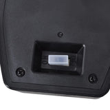 Solar Wall Lamps 2 pcs with Motion Sensor Black - Rear View