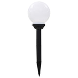 Outdoor Solar Lamps 6 pcs LED Spherical 20 cm RGB - Front View
