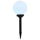 Outdoor Solar Lamps 6 pcs LED Spherical 20 cm RGB