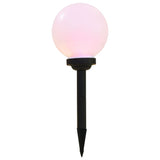Outdoor Solar Lamps 6 pcs LED Spherical 20 cm RGB