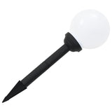 Outdoor Solar Lamps 6 pcs LED Spherical 20 cm RGB - Close-Up Angle