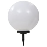 Outdoor Solar Lamps 2 pcs LED Spherical 40 cm RGB - Side View